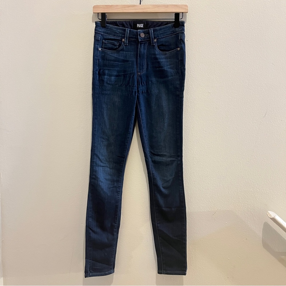 PAIGE Hoxton Ultra Skinny Jean Stretch Dark Wash Denim Size‎ 25